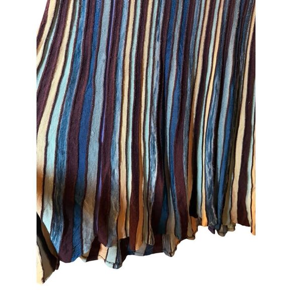 MOTH Anthropologie Womens Nora Colorful Stripe Sweater Dress Alpaca Wool S - Picture 7 of 10